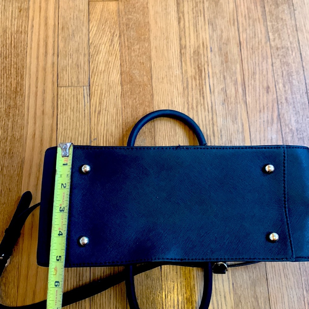 DKNY Saffiano Leather Top Zip Round Satchel - Picture 11 of 11